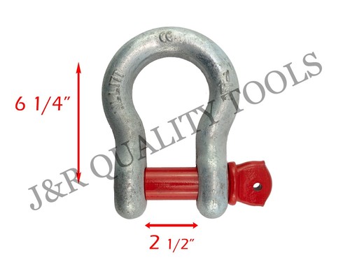 D ring clevis bow - 1/2",